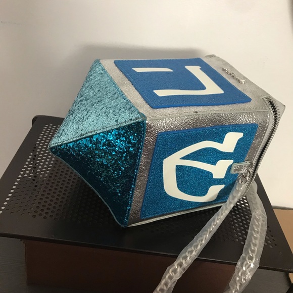 betsey johnson dreidel purse